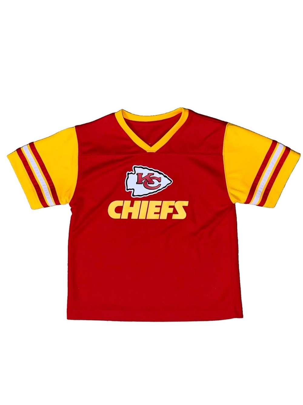 Kansas City Chiefs Toddler Unisex Short Sleeve Jersey Shirt 3T